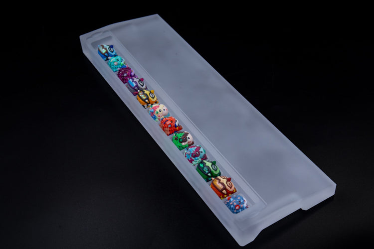 Acrylic Wrist Rest With Artisan holder - Pre-order