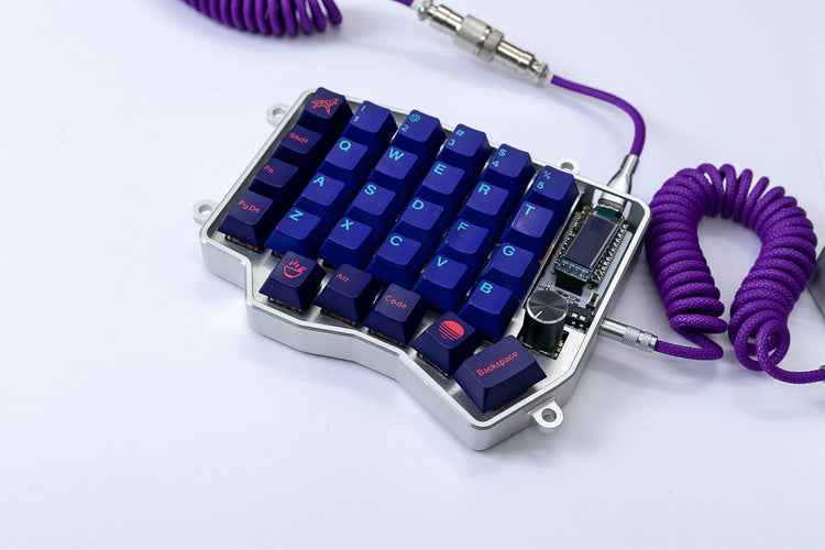 TRRS Coiled cable for Mechanical Keyboard